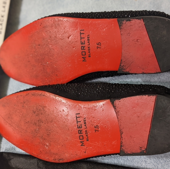 Moretti black label men's sz 7.5 shoes - Picture 4 of 8